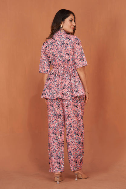 Stylish Matching Floral Co-Ord Sets for Women: Top and Bottom Looks