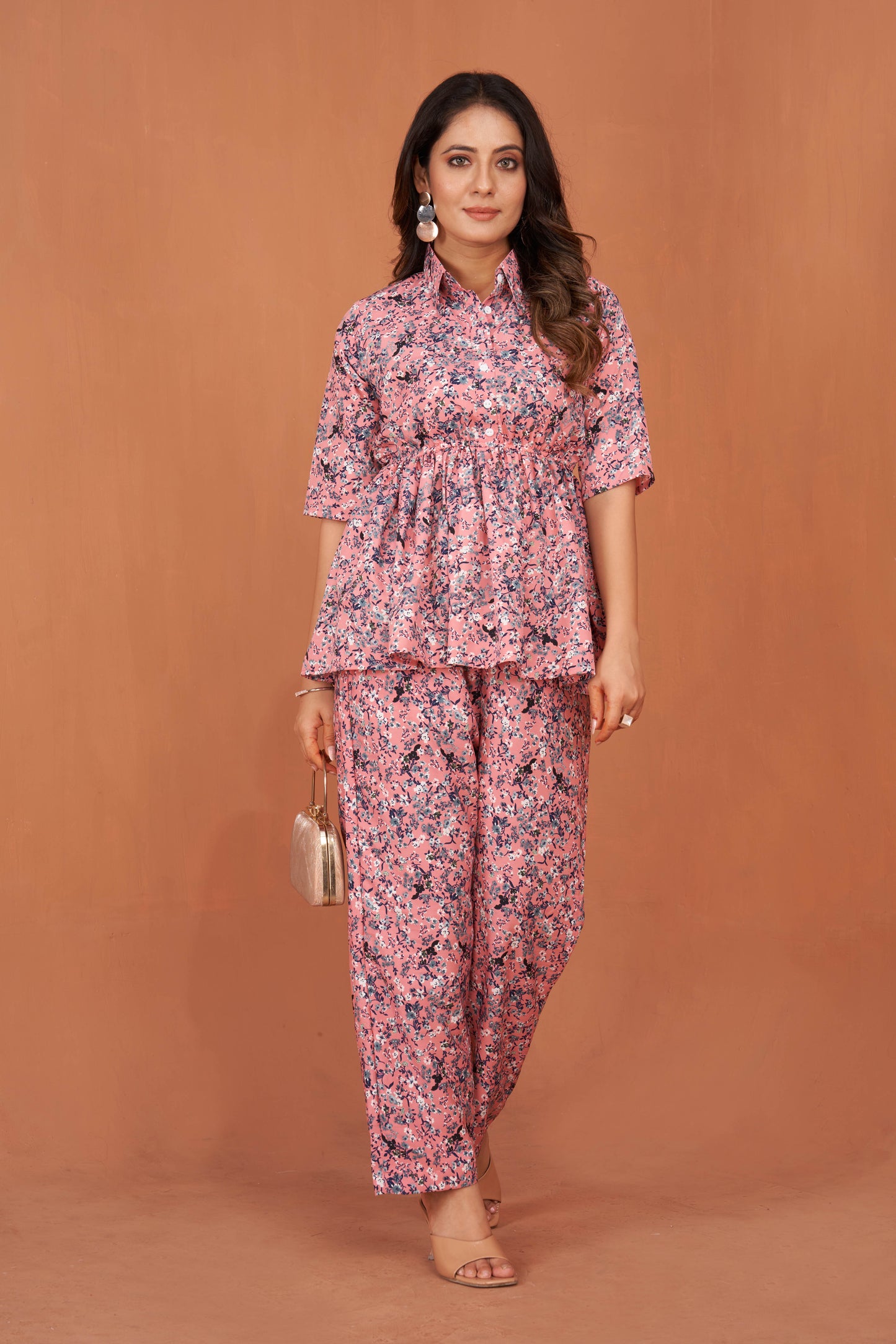 Stylish Matching Floral Co-Ord Sets for Women: Top and Bottom Looks