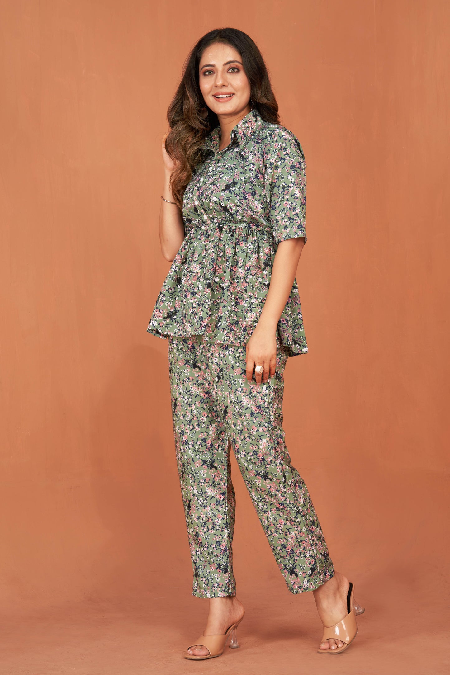 Stylish Matching Floral Co-Ord Sets for Women: Top and Bottom Looks