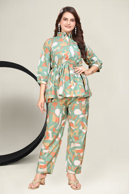 Nice Looking Box Pattern Co-Ord Set for Women: Effortless Style