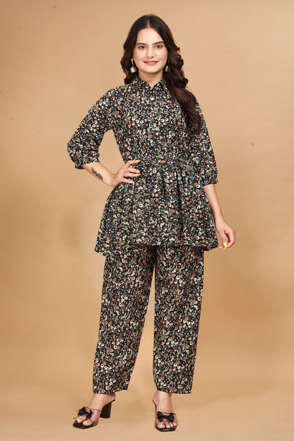 Chic Women Floral Co-Ord Set: Look Amazing in Matching Outfits