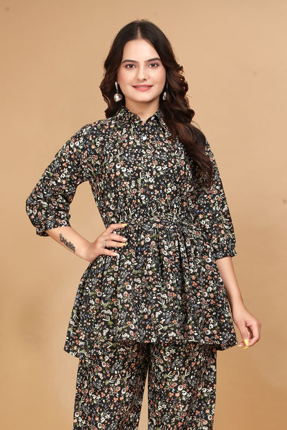 Chic Women Floral Co-Ord Set: Look Amazing in Matching Outfits