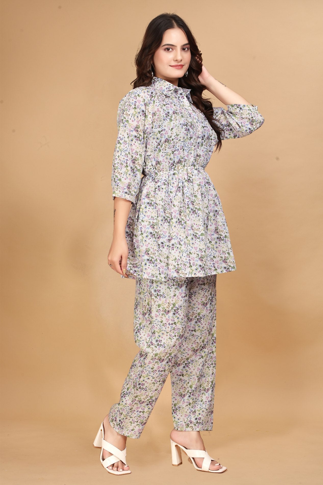 Chic Women Floral Co-Ord Set: Look Amazing in Matching Outfits