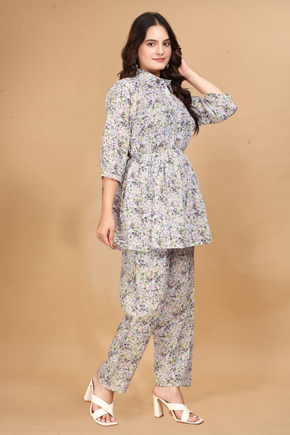 Chic Women Floral Co-Ord Set: Look Amazing in Matching Outfits